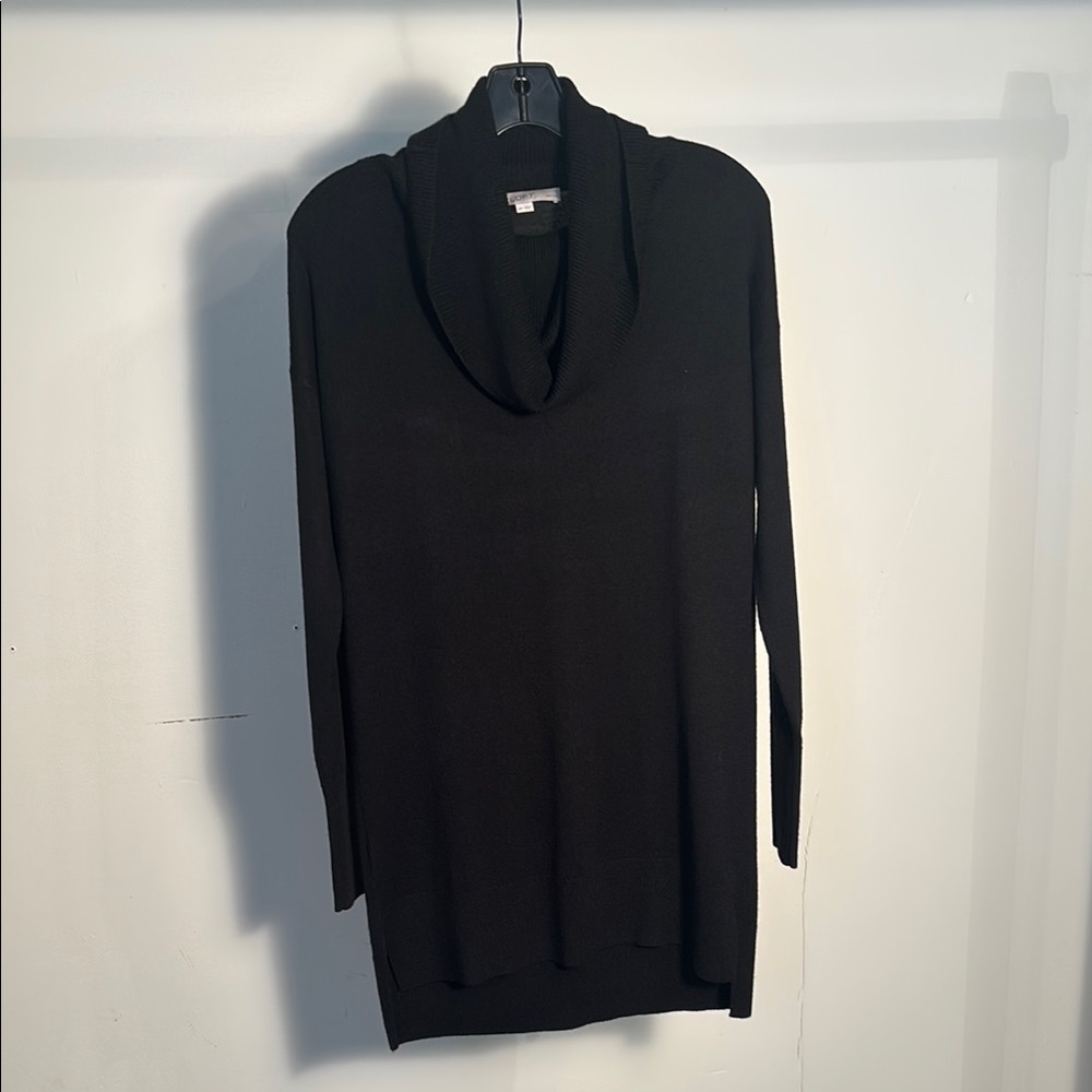 Black Cowl Neck Sweater